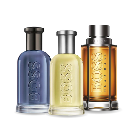 Promocyjny pakiet 3 perfum: BOSS BOTTLED, BOSS THE SCENT i BOSS BOTTLED INFINITE 100 ml.